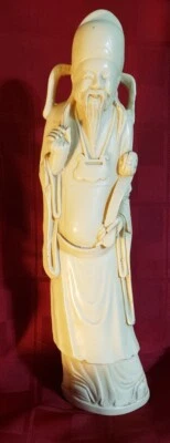 Italian Alabasterine composite Man Statue Figure  - Image 1 of 4