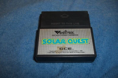 TESTED & WORKING VECTREX SOLAR QUEST GAME CART - Image 1 of 2