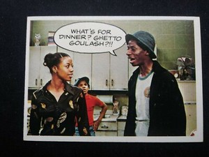 1975 Topps Good Times Card # 9 What's for dinner? Ghetto Goulash?!! (EX)
