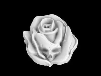 Deadly Rose Mold, Bath Bomb Mold, Soap Mold, Chocolate Mold, Craft Mold - Image 1 of 4