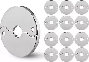 1.5" IPS Floor/Ceiling Split Flange Escutcheon for Steel Pipes Chrome Plated, 12 - Picture 1 of 7