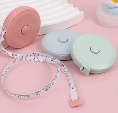 Body Measuring Tape Soft 150cm/60" Sewing Flexible Retractable Ruler - Image 1 of 3