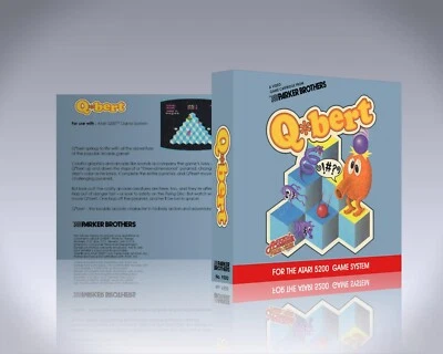 Atari 5200 Case - NO GAME - Q-Bert [Q*Bert] - Image 1 of 3