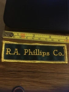 Parche vintage - R.A. Phillips Co. - Imagen 1 de 2