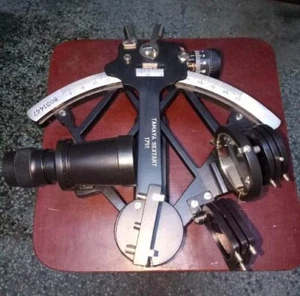 Nautischer Tamaya Sextant 1712 | Arbeitssextant | Marine 9 Zoll Sextant mit Schwarz - Bild 1 von 13