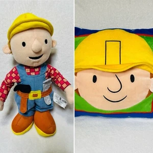 8” Hasbro Bob the Builder Construction Worker Plush + Bob Pillow - Picture 1 of 13