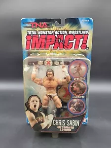 TNA Impact Chris Sabin X-Division Title Marvel Toys Wrestling Action Figure 2005 - Picture 1 of 9
