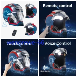 Iron Man Iron Patriot Helmet Voice-Control Remote 1:1 Wearable War Machine Mask - Picture 1 of 26