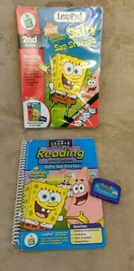 LeapFrog Leappad Sponge Bob Salty Sea Stories Book & Cartridge 2nd Grade - Picture 1 of 4