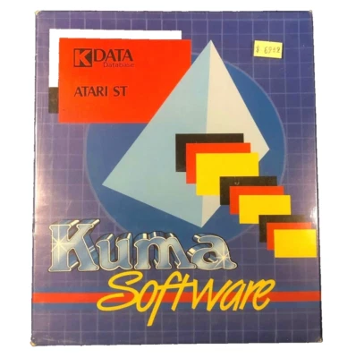 K-DATA ATARI ST GEM Database Software Vintage Kuma Computers Ltd. Package Sealed - Image 1 of 2