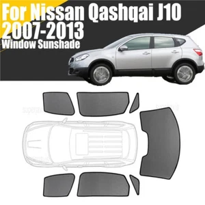 Magnetic Window Sunshade For Nissan Qashqai 07-13 Mesh Windshield Frame Curtain - Picture 1 of 14