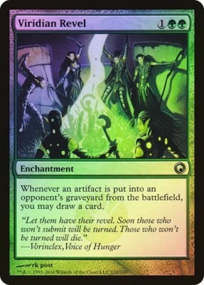 Scars of Mirrodin  MTG  FOIL  Viridian Revel  Magic - Image 1 of 2