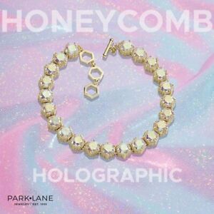 Limited Edition NWT!! Park Lane HoneyComb Bracelet Holographic Reg. $304