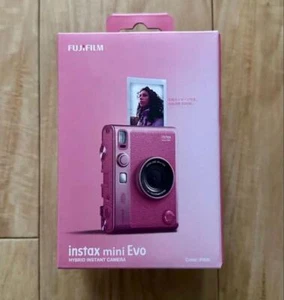 【Sealed】FUJIFILM Instax Mini EVO Instant Camera Pink Limited Edition CHEKI - Picture 1 of 8