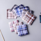 5 Stück Quadratisch Kariert Streifen Taschentücher Taschentuch Taschenuhr {