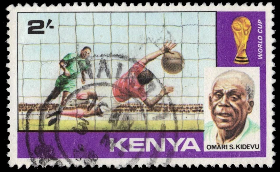 KENIA 115 (Mi124) - Mundial de Fútbol "Omari Kidevu" (pf76556) Foto 1 de 1