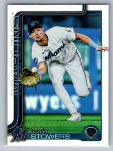 2025 Topps Series 2 Kyle Stowers #399 Rainbow Foil Miami Marlins - Picture 1 of 2