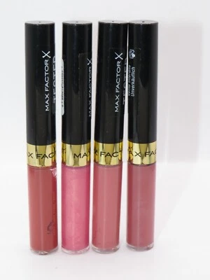 3 X MAX FACTOR LIPFINITY LIPCOLOR LIPSTICK UNBOXED - CHOOSE SHADE - Image 1 of 2