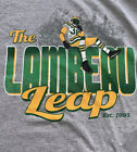 The Lambeau Leap Leroy Butler Green Bay Packers NFL football shirt Size Lg ‘93