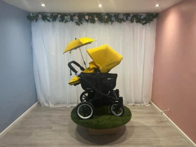 Bugaboo donkey 2 Mono- Black & Yellow -Professionally Restored - Image 1 of 4