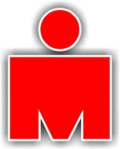 5" x 4" Iron MAN Decal Sticker Car truck Window bumper Running Jogging Marathon - Bild 1 von 1