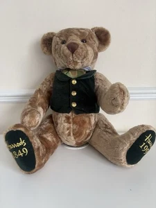Harrods Gelenk Teddybär 150th Anniversary Edition 1849 bis 1999 mit Weste - Bild 1 von 9