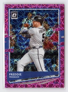 Béisbol óptico Panini Donruss 2020 - #168 Freddie Freeman - Pink Velocity/199 - Imagen 1 de 2