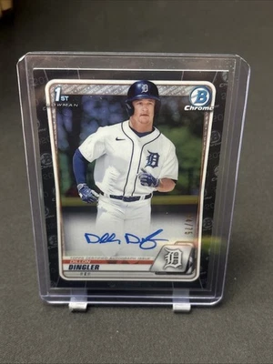 2020 Bowman Draft - Chrome Draft Picks Autographs Dillon Dingler #CDA-DD... - Image 1 of 2