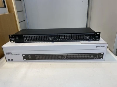Citronic CEQ215 19" Rackmount Dual 15 Band Graphic Equaliser - Image 1 of 4