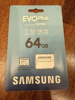 Samsung EVO Plus (2021) 64GB microSDXC UHS-I Memory Card - Image 1 of 2