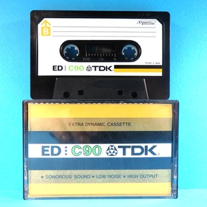 🍒 1x TDK ED - C90 Extra Dynamic * Type 1 * Cassette Kassette кассета * 1973 - Bild 1 von 4