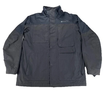 Beretta Field Jacket Bolsa de Juego Hombre’s L Negra Impermeable Caza Exterior Lluvia Foto 1 de 4