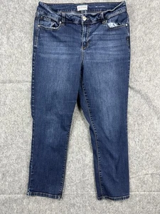 Jeans donna Molly & Isadora taglio dritto lavaggio medio elasticizzato casual taglia 18W - Foto 1 di 8