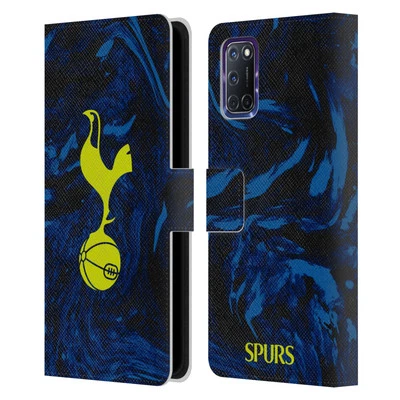 TOTTENHAM HOTSPUR F.C. 2021/22 BADGE KIT LEATHER BOOK CASE FOR OPPO PHONES - Image 1 of 4
