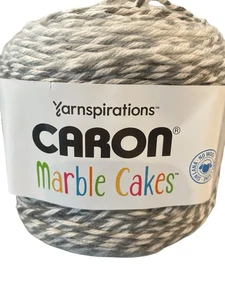 Caron Marble Cakes Yarn 404 yd 8.5 Oz NEW Acrylic 4 COOKIES AND CREAM Sold Out - Picture 1 of 6