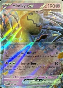 Pokemon TCG Mimikyu ex - 004 SV: Carte Promo Scarlatto e Viola Promo - Foto 1 di 1