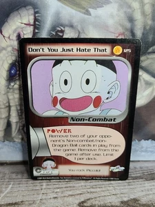 DBZ Dragon Ball Z Don't You Just Hate That 125 CCG Unlimited Score Saga MP 2001 - Picture 1 of 3