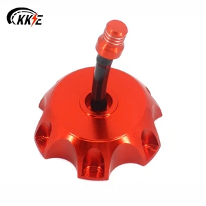 KKE 48mm Fuel Tank Gas Cap Cover Orange Fit SDG SSR 70 110 125 Chinese Pit Bike - Picture 1 of 7