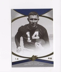 2013 UPPER DECK SPx #12 JOHNNY LATTNER NM/MT UD HEISMAN TROPHY WINNER JOHN - Picture 1 of 2