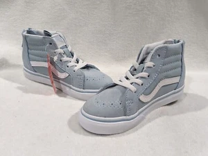 Vans Toddler Girl's SK8 Rainbow Light Blue/Multi Hi Zip Sneakers - Size 7 NWOB - Picture 1 of 7