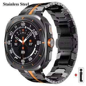 Luxus Metall Uhrenarmband Edelstahl Armband für Samsung Galaxy Watch Ultra47mm - Bild 1 von 30