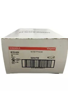 LOT 7 LEGRAND 815-WH Tee Fitting Wiremold 800 series, White. - Picture 1 of 4