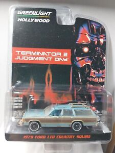  Greenlight 1/64 🇨🇵  terminator 2 judgment day 1979 ford LTD country squire 