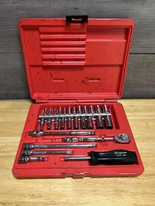SNAP-ON 107ATMPB 5mm-15mm 1/4" Drive 29 Piece Metric Standard Set Socket Set - Picture 1 of 18