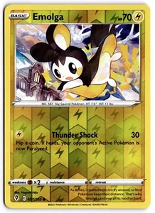 Pokemon TCG Emolga SWSH Evolving Skies 057/203 Reverse Holo Common NM/M - Picture 1 of 1