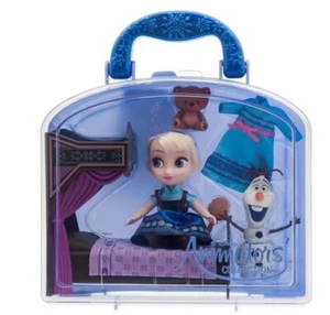 Disney Animators' Collection Mini Puppe 5" Elsa Spielset Tragetasche - Bild 1 von 2