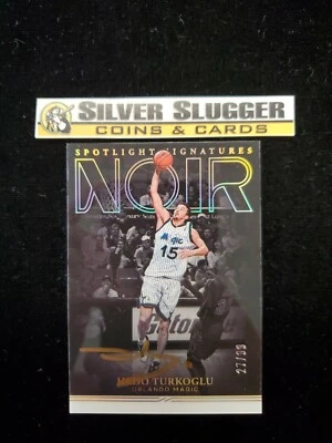 2020-21 Hedo Turkoglu Panini Noir Spotlight Signatures On Card Auto /99 Magic - Image 1 of 2