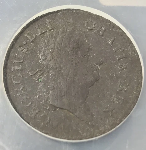 1722 Rosa Americana Utile Dulci 1 One Penny Colonial Cent NCS XF Details Cover