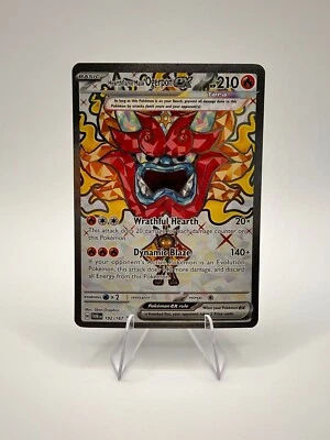 Pokémon TCG Hearthflame Mask Ogerpon ex Twilight Masquerade Ultra Rare 192/167 - Image 1 of 2