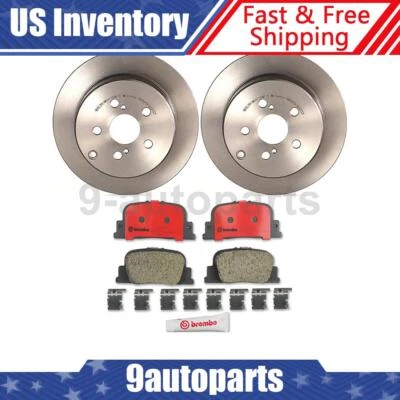 Rotores de freno traseros Brembo OE pastillas de freno de cerámica para Scion tC 2005-2010 Foto 1 de 4